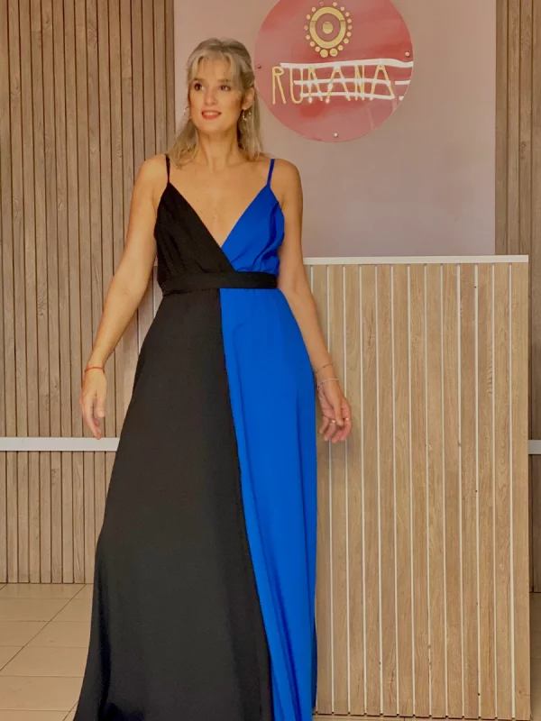 Vestido “Cleo” talle M/L género: crepe