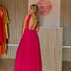 Vestido “Isabel” talle M género: crepe - Imagen 3